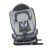 ISOFIX 360° otočná autosedačka Mama Kiddies iSize Phoenix Edition Rotary Protect GT (40 -150 cm) v šedé barvě se sluneční clonou zdarma